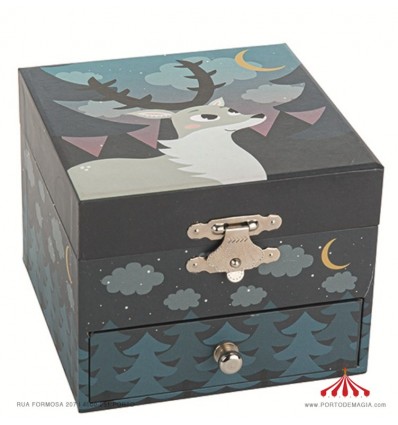 Dear in the forest - Jewelry Box Rect