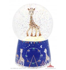 Night Light Snow Globe with Music Sophie The Giraffe© - Batteries included