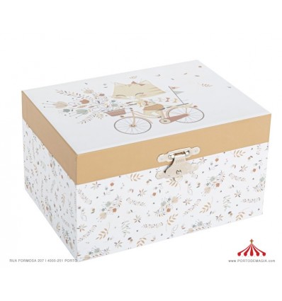 Caixa de Musica - Gatinho na Bicicleta