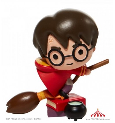 Harry on a Broom Charm Figurine