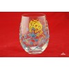 Poinsettias Glass