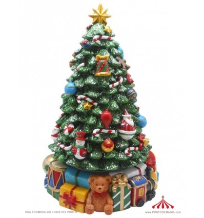 Árvore de Natal Grande com Presentes - Porto de Magia