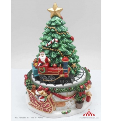 Arvore de Natal com Comboio