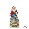 Twelve Days of Christmas Santa Hanging Ornament