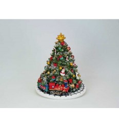 Snow globe with Santa and gifts