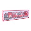 Comboio de Natal 75cm 4 carruagens
