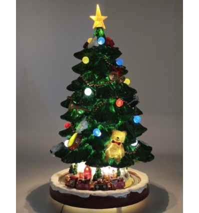 Snow globe with Santa and gifts