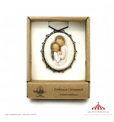Embrace Metal-edged Ornament - Willow Tree ®
