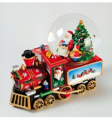 Pai Natal em Comboio - Bola de Neve