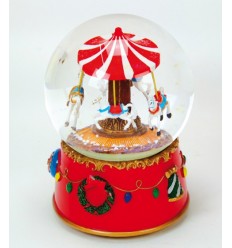 Carrossel em Bola de Neve - Caixa de Música