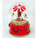 Carrossel em Bola de Neve - Caixa de Música
