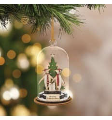 Mickey and minnie ornament