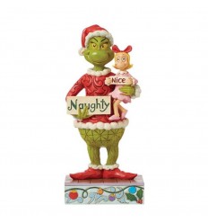 Naughty Nice Grinch and Cindy Figurine