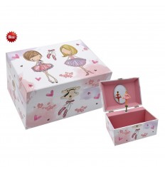 Guarda Jóias rosa bailarina branca