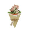 Novo lar - Cartão 3D com flores