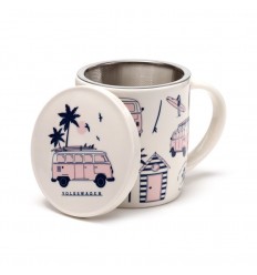 Caneca e infusor com tampa VW Volkswagen Camper
