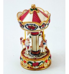 White Carousel with LED