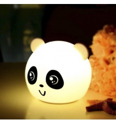 Smart silicone patting lamp panda