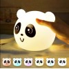 Smart silicone patting lamp panda
