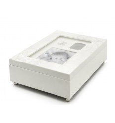 Music box with frame 8x8cm