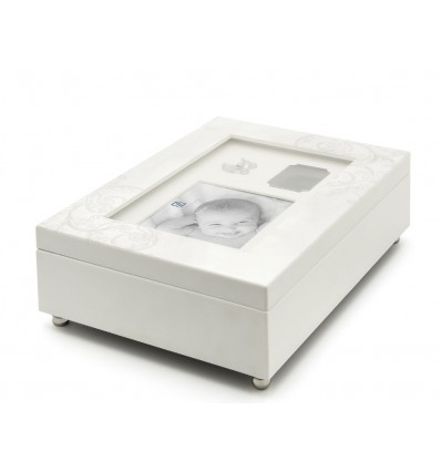 Music box with frame 8x8cm