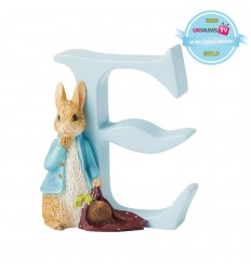 "E" Peter Rabbit com Cebolas - Beatrix Potter