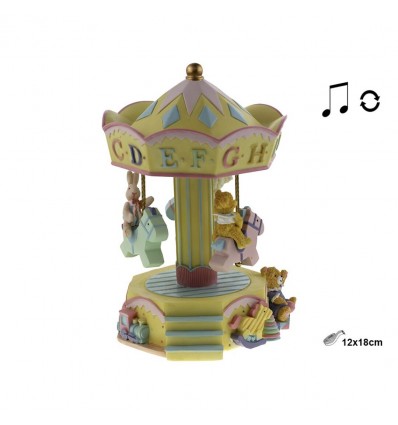 White Carousel with LED