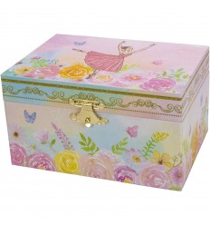 Unicórnio com flores - Caixa de Música