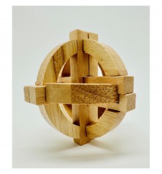 Quebra-cabeças em madeira 9.5cm