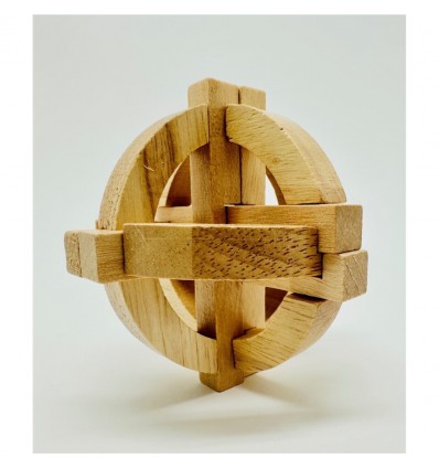 Quebra-cabeças em madeira