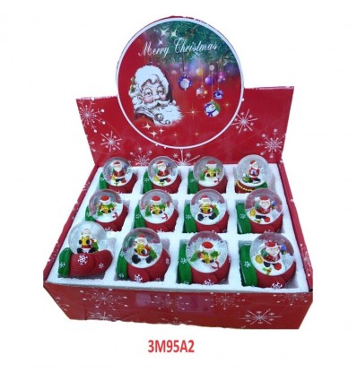 Bola de Neve Mini Pai Natal