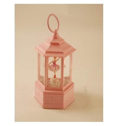 White glitter lantern