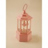 White glitter lantern