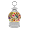 White glitter lantern