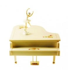 Grand Piano with ballerina - music box