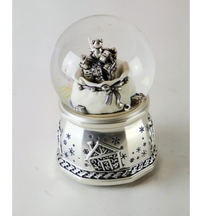 Musical Ball Santa Claus Sleigh and Train