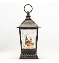 Lanterna Pai Natal no Trenó