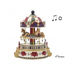 White Carousel with LED