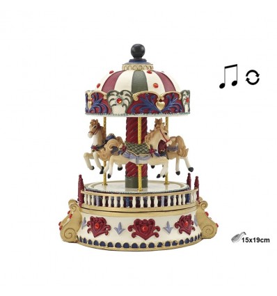 White Carousel with LED