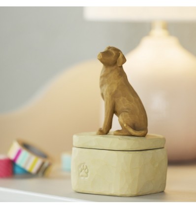Love my Dog Dark em caixa - Willow Tree ®