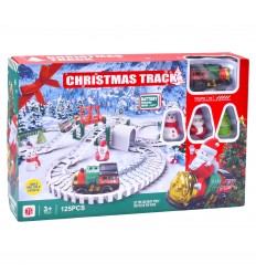 Comboio de Natal 75cm 4 carruagens