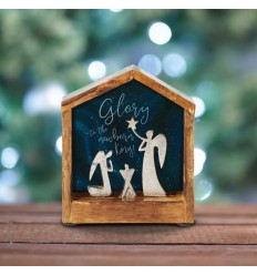 Blessings Of Home and Hearth (Angel with Wreath Figurine)