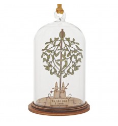 Mickey and minnie ornament