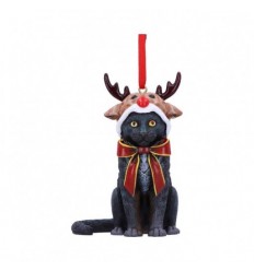 Gato Preto Reninha Ornamento