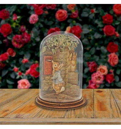 Cupula Peter Rabbit com Rabanetes - Beatrix Potter