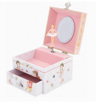 Carrossel Madeira Natural Astros - Caixa de Música