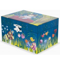 Carrossel Madeira Natural Astros - Caixa de Música