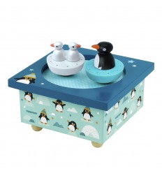 Pinguins Dançantes - Caixa de Música