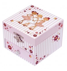 Caixa cubo dancing ballerina