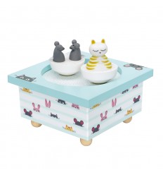 Caixa dancante gato e ratos